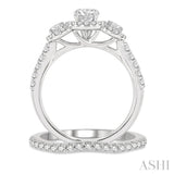 Past Present & Future Diamond Wedding Set