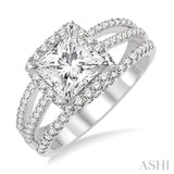 Semi-Mount Diamond Engagement Ring