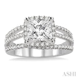 Semi-Mount Diamond Engagement Ring