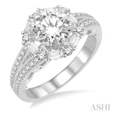 Semi-Mount Diamond Engagement Ring