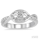 2 Stone Diamond Ring