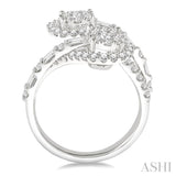 2 Stone Lovebright Diamond Fashion Ring