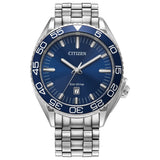 MEN ECO WR100 SS BRAC BLUE