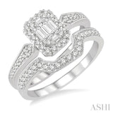 Fusion Diamond Wedding Set