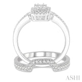 Fusion Diamond Wedding Set