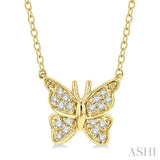 Butterfly Petite Diamond Fashion Pendant