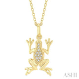 Frog Petite Diamond Fashion Pendant