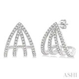 Claw Petite Diamond Fashion Earrings