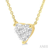 Heart Shape Lovebright Essential Diamond Necklace