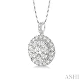 Halo Lovebright Essential Diamond Pendant