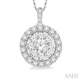 Halo Lovebright Essential Diamond Pendant