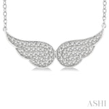 Angel Wings Petite Diamond Pendant