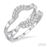 Baguette Diamond Insert Ring