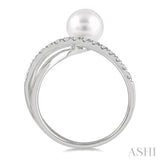 Pearl & Diamond Fashion Ring