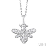 Bumble Bee Petite Diamond Fashion Pendant