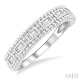 Bead Baguette Diamond Fashion Band