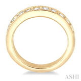 1.00 ctw Round Cut Diamond Wedding Band in 14K Yellow Gold